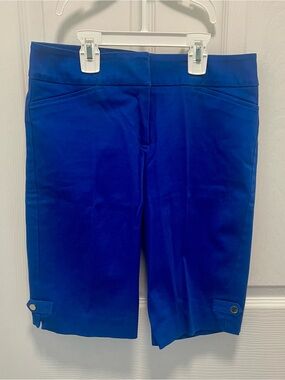 Cache Stretch Bermuda Shorts in Royal Blue